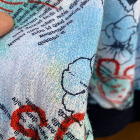 Vintage Postal Stamps all over print tracksuit size M/L. - Picture 2 of 13